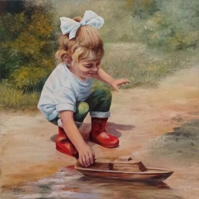 Girl With A Boat