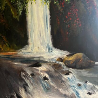 A waterfall in the Galilee