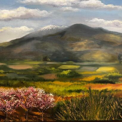 Dip in green - Galilean landscape