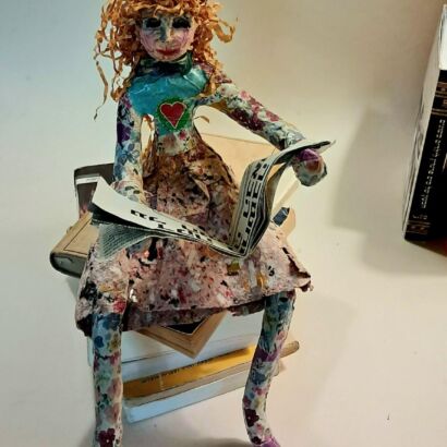 Figurine made of paper