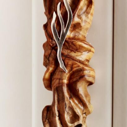 Olive tree mezuza case