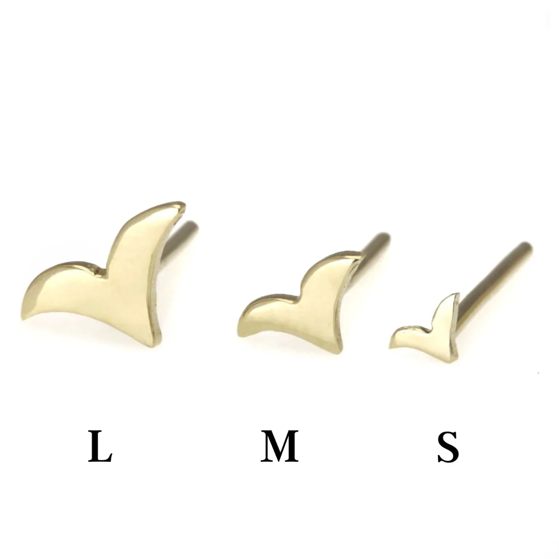 Bird Stud Earrings – Set of 3 - Image 3