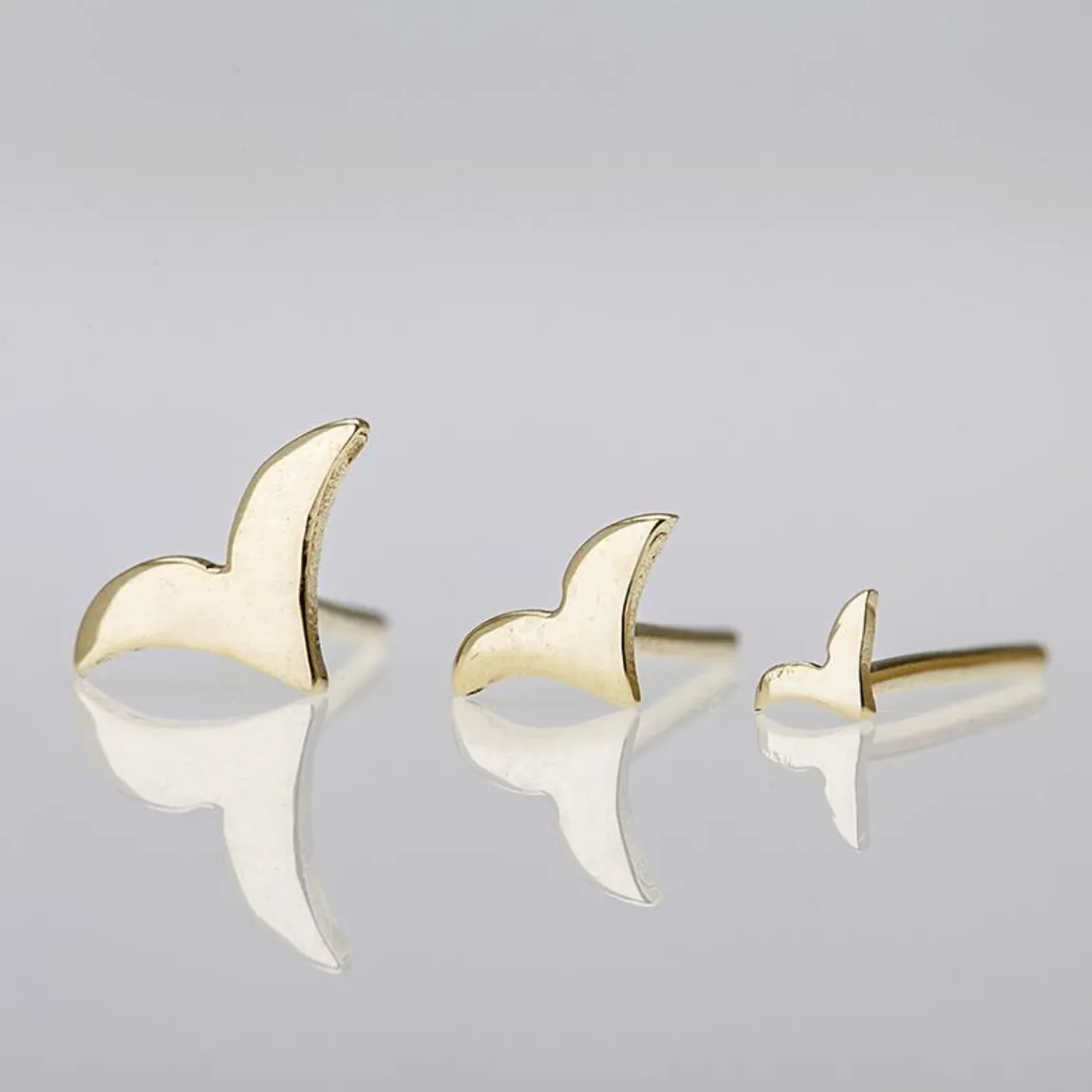 Bird Stud Earrings – Set of 3 - Image 4